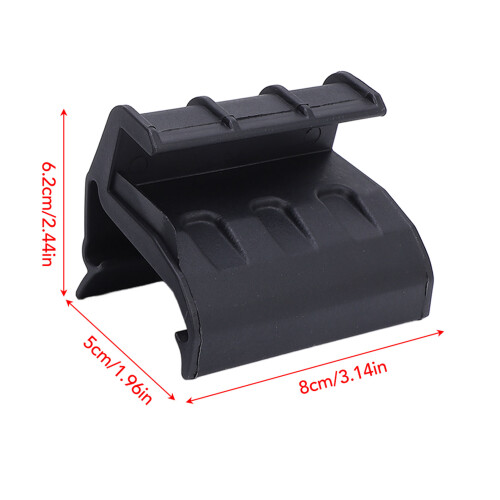 2PCS ABS Soft Top Rear Window Clips for Left/Right Tailgate Bar Holders 1