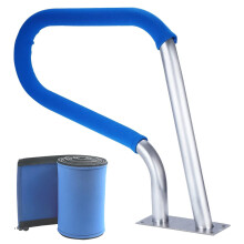 4ft Stainless Steel Pool Handrail with Nonslip Grip Cover for Inground Swimming Pool Steps