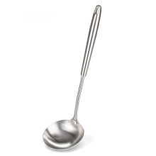 Stainless Steel Soup Ladle with Long Handle, Deep Bowl, HeatResistant Grip, Dishwasher Safe