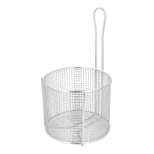 Stainless Steel Deep Fryer Basket 304 with HeatResistant Handle for Fries Chicken Wings Restaurant