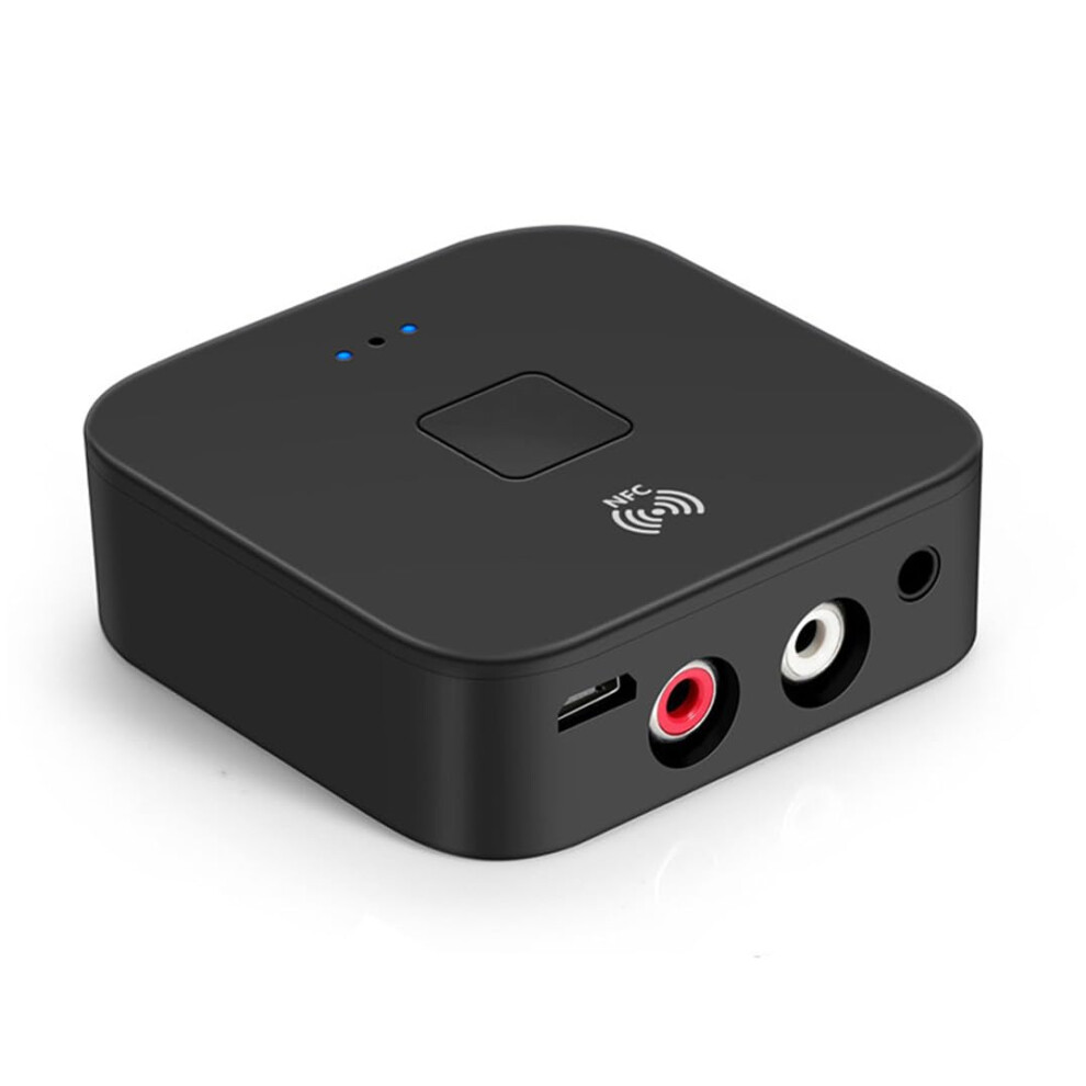 Bluetooth 5.0 Audio Receiver With Aux And Rca, Aptx Low Latency Wireless Adapter For Home And Car 9092120806335