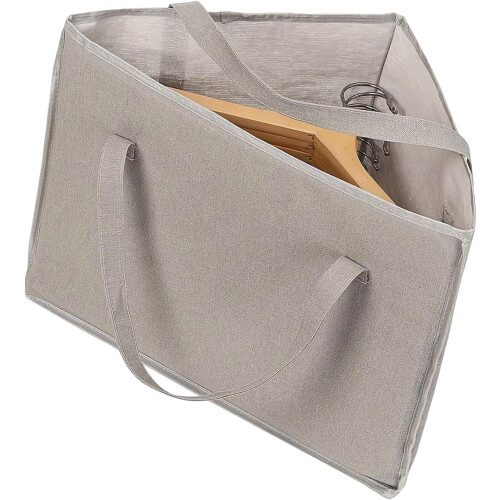 Closet Organizer with SpaceSaving Triangular Design, MultiLayer Hanging Storage Rack for Bags, Grey 2