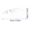Transparent 4/4 Violin Chin Rest with Ergonomic Jaw Support for Comfortable Performance 5