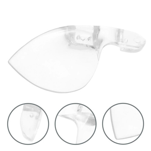 Transparent 4/4 Violin Chin Rest with Ergonomic Jaw Support for Comfortable Performance 2
