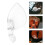Transparent 4/4 Violin Chin Rest with Ergonomic Jaw Support for Comfortable Performance 2