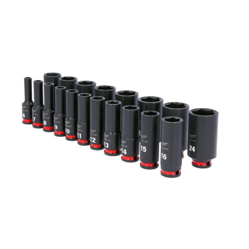 Milwaukee Milwaukee 3/8 Drive Impact Socket Set 19pcs 2