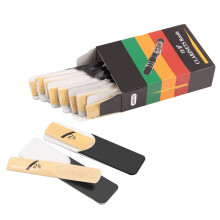 10 Pack Clarinet Reeds Set with Mixed Strengths 1.5‑3.5 for Easy Play and Consistent Sound