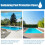 Blue Rectangle Solar Pool Cover 3.5m x 5m, Large Coverage Blanket for Above Ground and Inground Pools 4