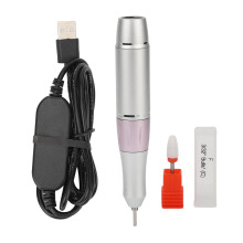 Ergonomic Design Nail Drill Pen with Adjustable Speed Nail Drill Handle Handpiece Quiet Operation Forward Reverse Rotation Multi Function Portable