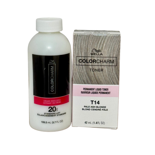Wella (With Developer) Wella Color Charm Toner T14 Pale Ash Blonde