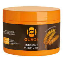 Natural Brown Tanning Gel Accelerator with Deep Hydration for Sunbed and Outdoor Fast Tan 1pcs
