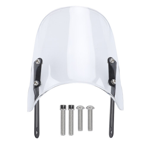 Front Wind Deflector for Scrambler 400X  Unbreakable PMMA Panel Clear 2