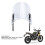 Front Wind Deflector for Scrambler 400X  Unbreakable PMMA Panel Clear 4