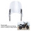 Front Wind Deflector for Scrambler 400X  Unbreakable PMMA Panel Clear 5