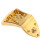 Gold Plated 8 String Mandolin Tailpiece with Screws, Triangle Design Replacement for Arched Mandolin 5