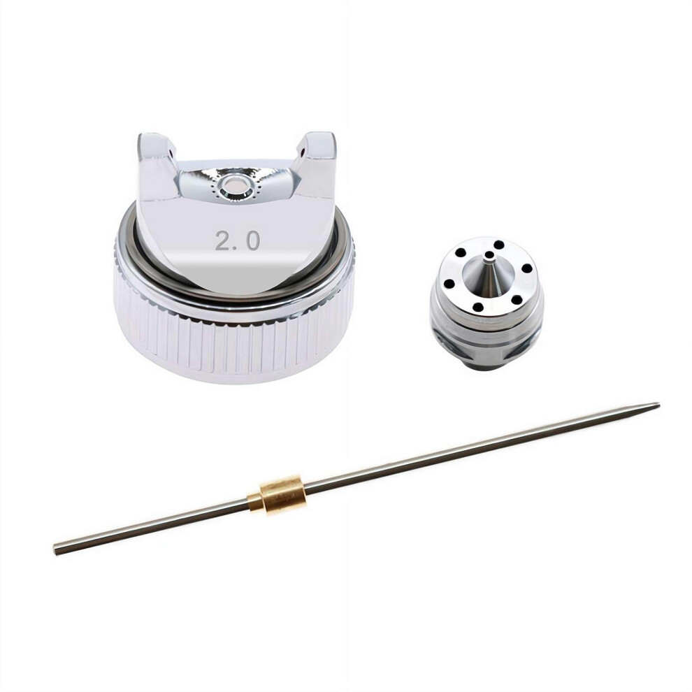 Hvlp Spray Gun Nozzle Kit 1.4Mm 1.7Mm 2.0Mm For H827, Durable Stainless Steel Set With Precise Spray Control 9330225763895