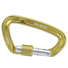Durable D-Type Carabiner Clip, Heavy Duty Aerospace Aluminum Alloy With Smooth Edges And Non-Slip Surface, Compact Design For Easy Transport, Ultra
