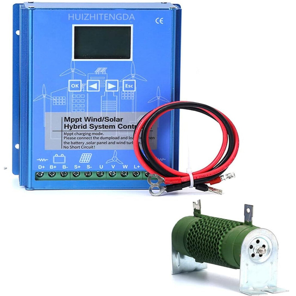 Wind And Solar Hybrid Mppt Charge Controller 48V 10000W, Lcd For Offgrid Systems 9169991392776