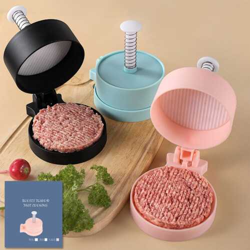 Burger Press and Stuffed Burger Maker for Uniform Patties, Easy Clean Design, Quick Kitchen Preparation 1