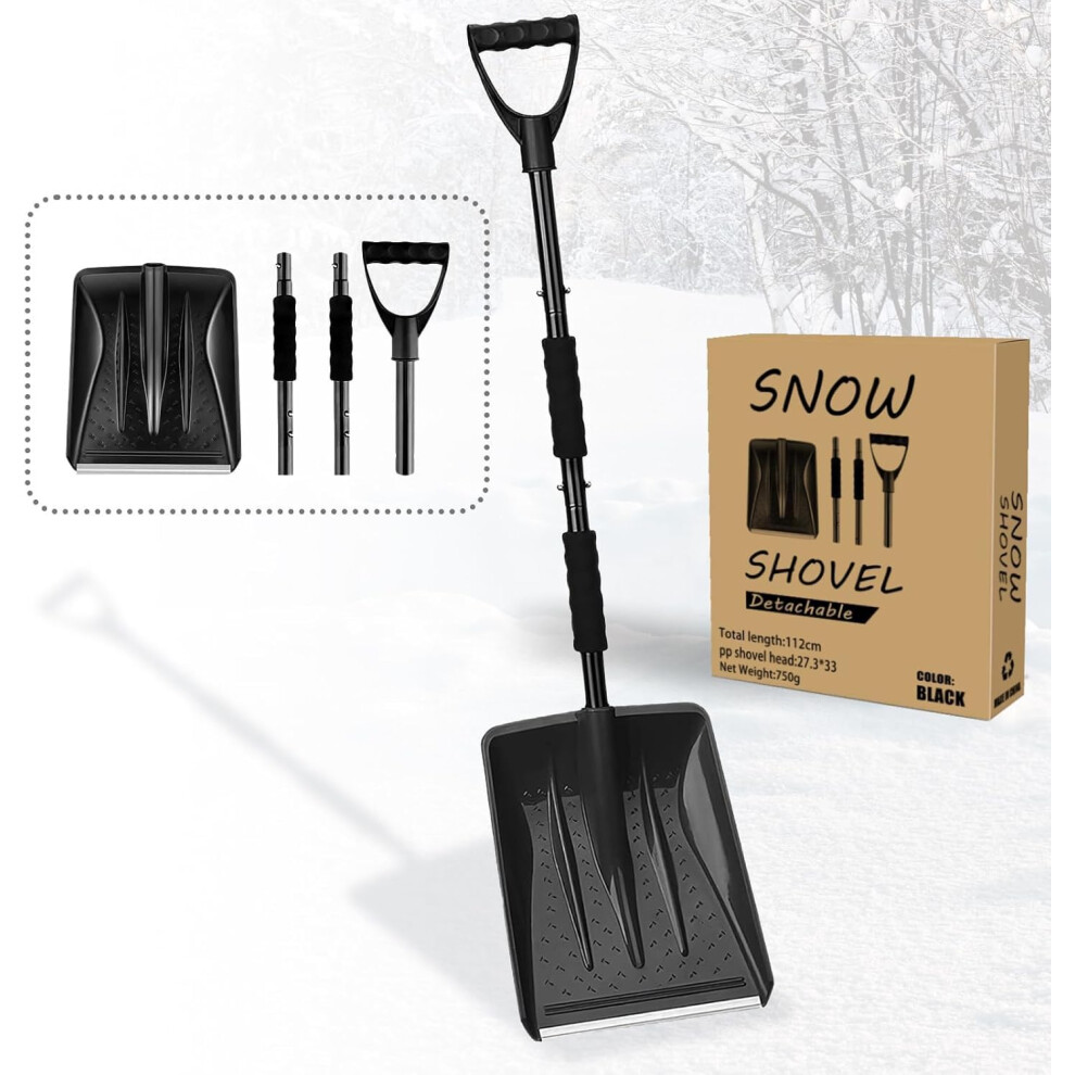 Car Snow Shovel And Ice Scraper For Jeep Renegade 20152021, 2In1 Telescopic Handle With 360 Rotating Blade And Nonslip Foam Grip 9455672261883