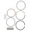 56.5mm Motorcycle Piston Ring Pin Kit 1