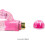BAILE - MULTISPEED VIBRATOR WITH PINK STIMULATOR 8