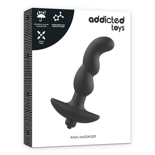 ADDICTED TOYS Vibratore Anale Nero 1