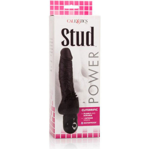 CALEXOTICS - POWER STUD CLITERRIFIC BLACK VIBRATOR 1