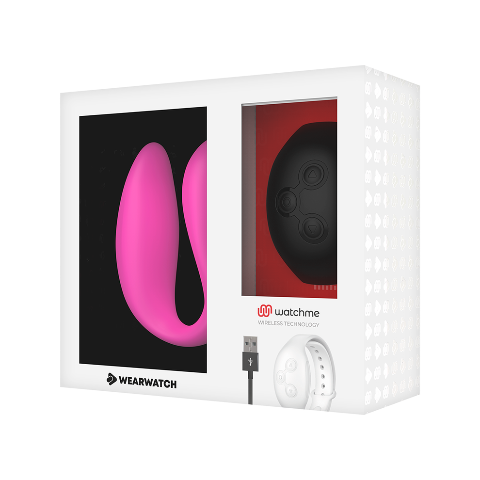 Wearwatch Fuchsia - Watchme Dual Technology Vibrator /Azabache