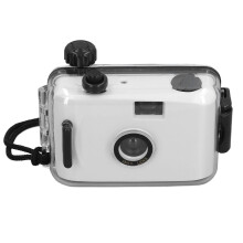 Waterproof 35mm Film Camera Retro Reusable Wide 28mm Lens 1/100s Shutter for Snorkeling