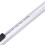 Gomma a penna 2,3 mm argento plastica/gomma 12
