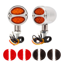 Doppelfarbige 12V Motorrad-LED-Blinker, universell