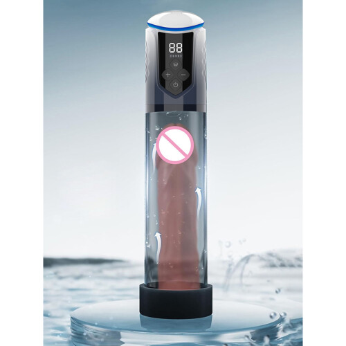 Pompa a vuoto per pene Modello X, 2000 mAh, 82 cm, Nero 2