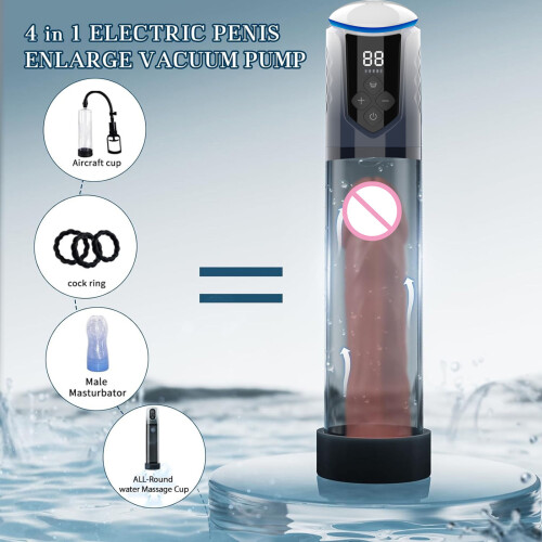 Elektrische Penispumpe - Digitalanzeige - LED 2