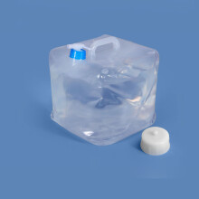 Brocca per la conservazione dell'acqua pieghevole con rubinetto, contenitore richiudibile, portatile, per alimenti, senza BPA, a prova di perdite,