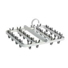 Organizador de chapéus com presilha, suporte de grande capacidade com pontos de fixação em matriz para secagem rápida e uniforme, varal de roupa