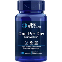 Multivitamínico Diário de Uma Vez Life Extension, 60 Comprimidos