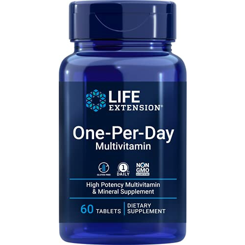 Life Extension, One-Per-Day Multivitamin, 60 Tablets