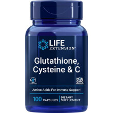 Life Extension, Glutathion, Cystein & C, 100 Kapseln