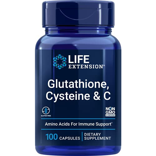 Life Extension, Glutathion, Cystein & C, 100 Kapseln