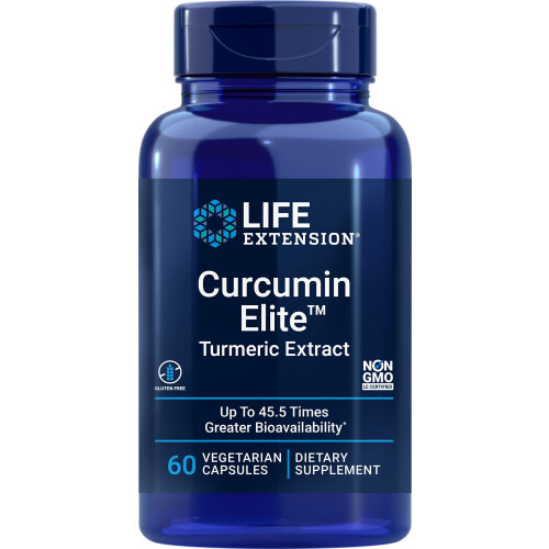 Life Extension, Curcumin Elite, Turmeric Extract, 60 Vegetarische Capsules