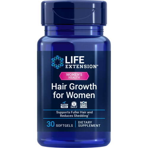 Life Extension, Γυναικείες Υγείας, Φυσιολογική Ανάπτυξη Μαλλιών για Γυναίκες, 30 Μυξώματα