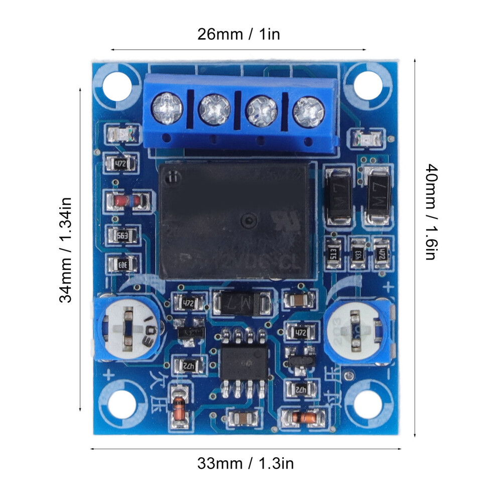 12V Undervoltage Switch Module Knob Adjust