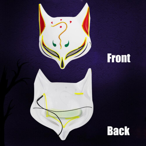 Halloween LED Maske Cosplay Fuchs 1