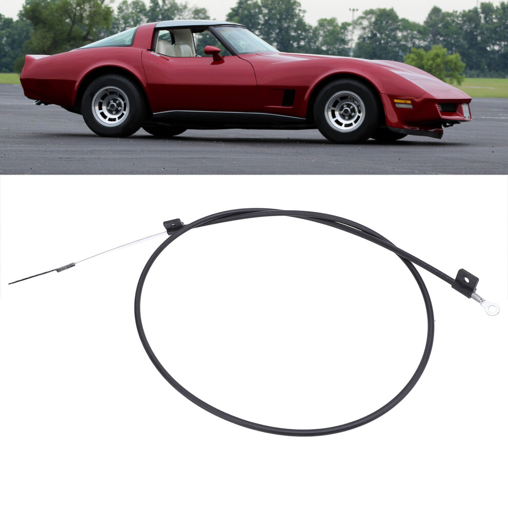 C3 Hood Release Cable 1978-1982 Metal 7055741351990