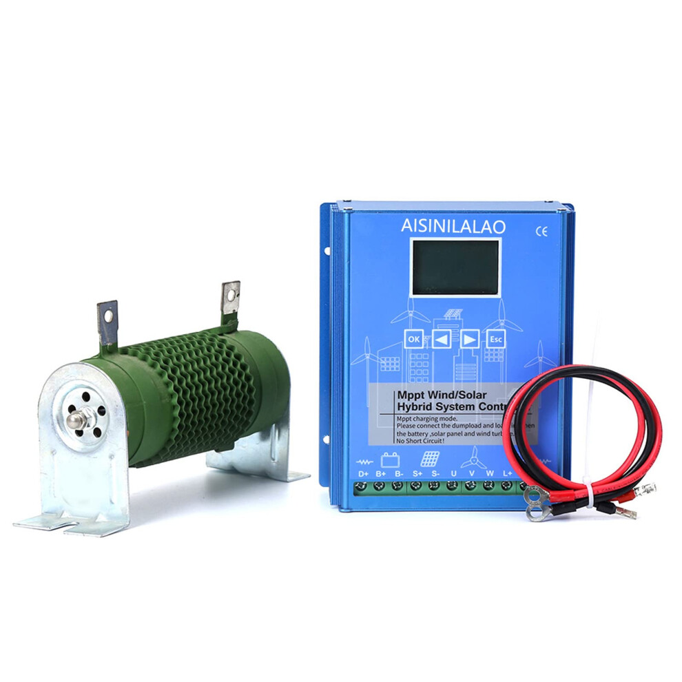 5000W Mppt Hybrid Wind Solar Charge Controller 24V System Ready Regulator For Off Grid Power 9330225984900