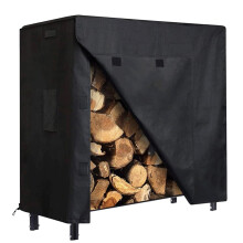 Waterproof Firewood Rack Cover Oxford Fabric Outdoor Weatherproof Log Storage Protector for Patio