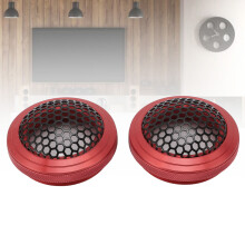 2Pcs 54mm Metal Speaker Grill Cover Protector for Car Home Boat Red