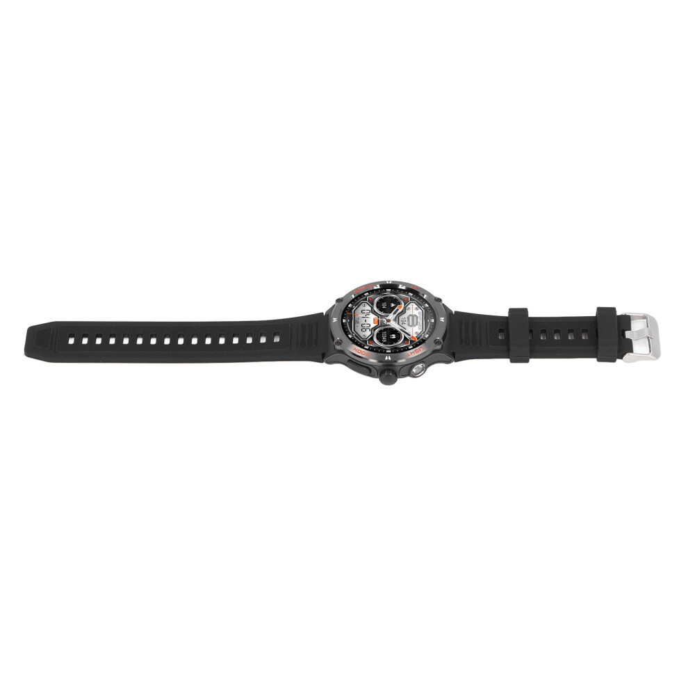 Smart Watch Men Women 1.53" Touchscreen Waterproof Bluetooth Fitness Tracker Black 4691331139758