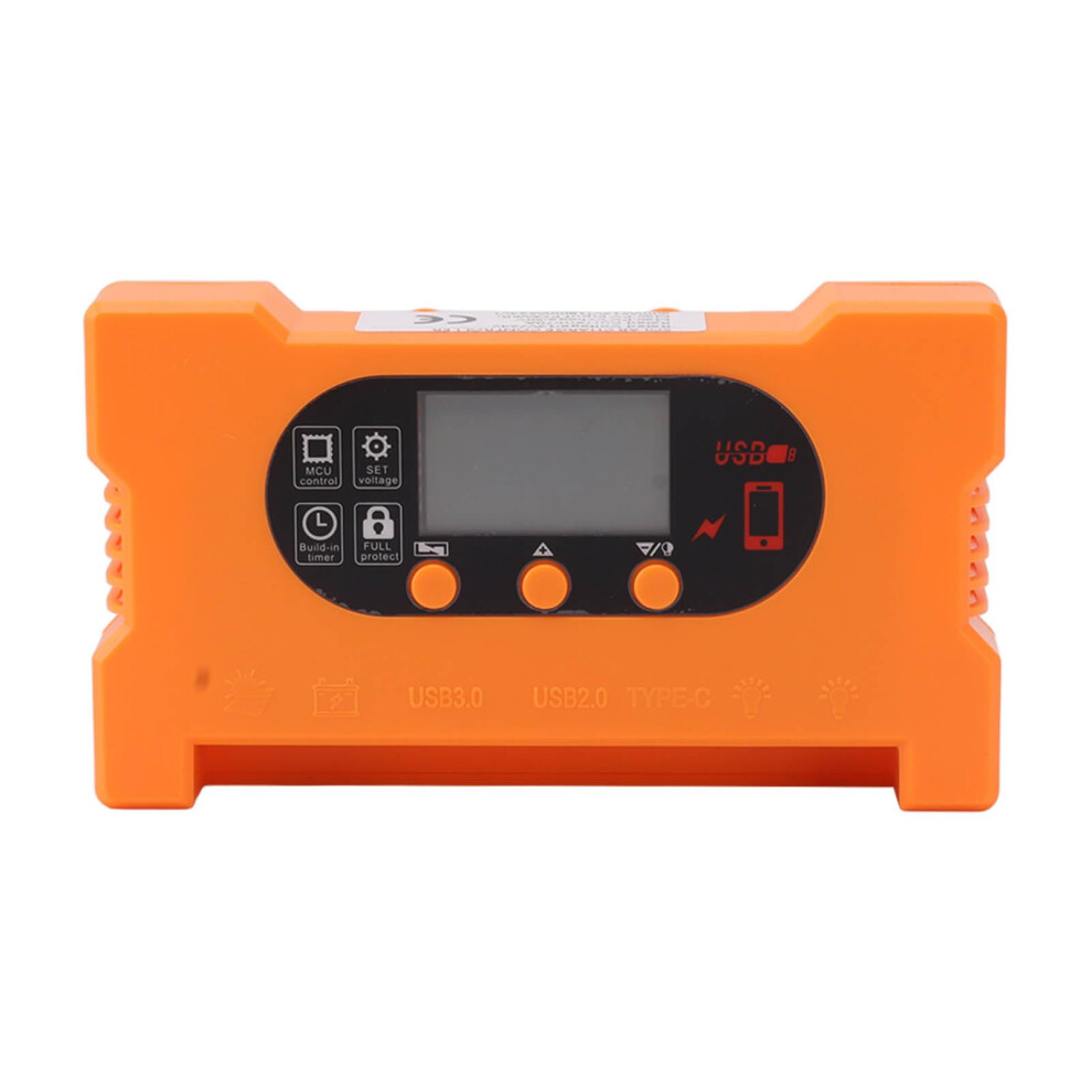 20A Solar Charge Controller 12V 24V Dual Usb Typec Fast Charging Solar Panel Regulator With Lcd Display 9169991115153